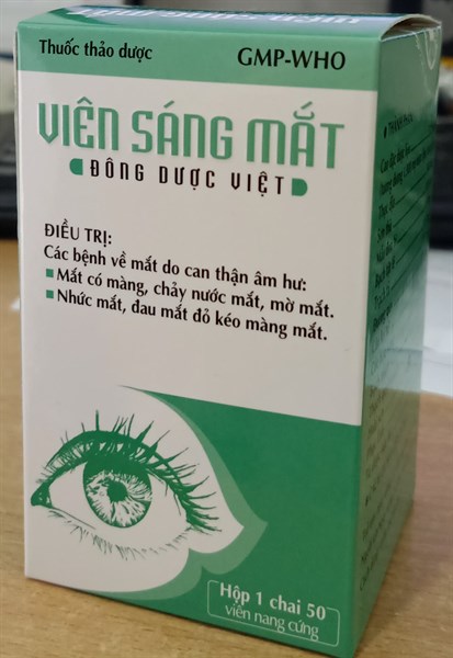 Viên sáng mắt Đông Dược Việt (Lọ*50viên) - Kiến Tạo Việt