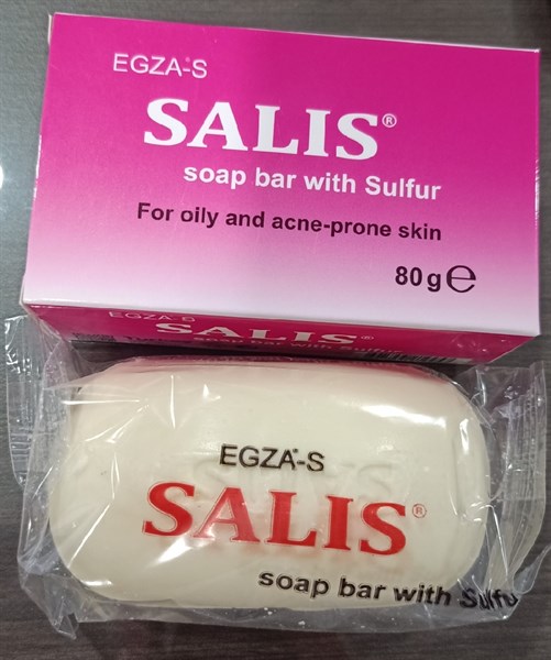 Xà phòng SALIS 80g (Dùng cho da dầu, da dễ bị mụn và nấm) - Thổ nhĩ Kỳ (Hộp)