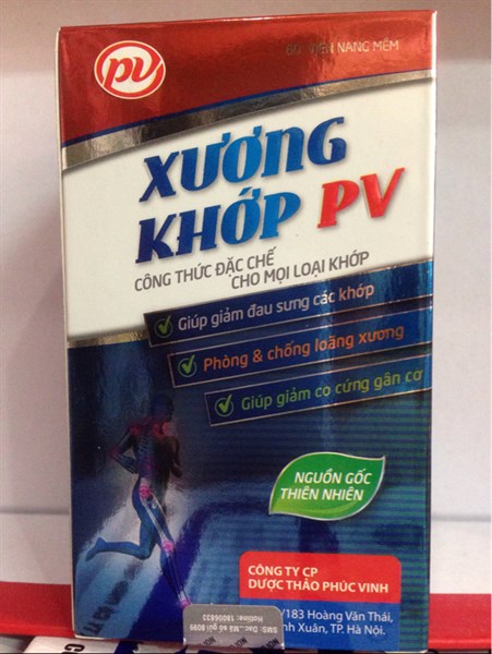 Xương khớp PV Forte (Lọ*60viên) - PP Phúc Vinh