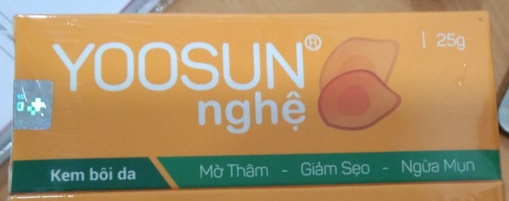 Kem Yoosun nghệ 25g (Mờ thâm - giảm sẹo - ngừa mụn) - Đại Bắc