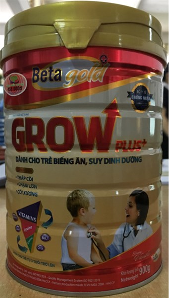 Beta gold - Grow Plus+ 900g (trẻ biếng ăn, suy dinh dưỡng - từ 3 tuổi trở lên) - MD Group