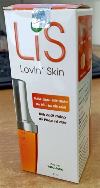 Lis lovin skin 30ml (Giúp làm mờ vết nhăn, vết thâm, nám, sạm, tàn nhang...) - CVI