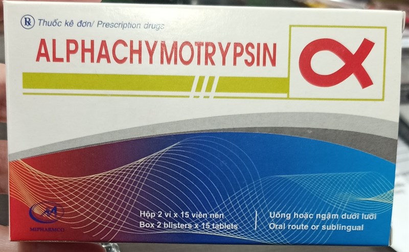 Alphachymotrypsin (H*2vỉ*15viên) - Minh Hải