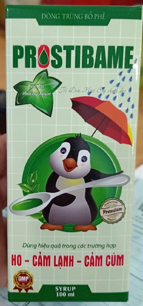 Prostibame 100ml (Ho - cảm lạnh - cảm cúm) - Đại Hưng
