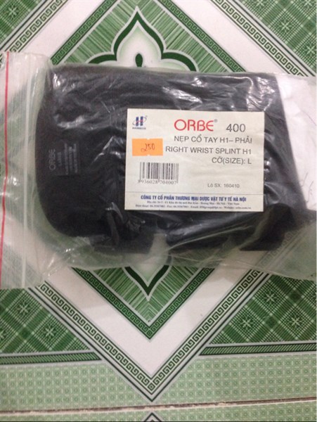 Nẹp cổ tay phải H1 cỡ L