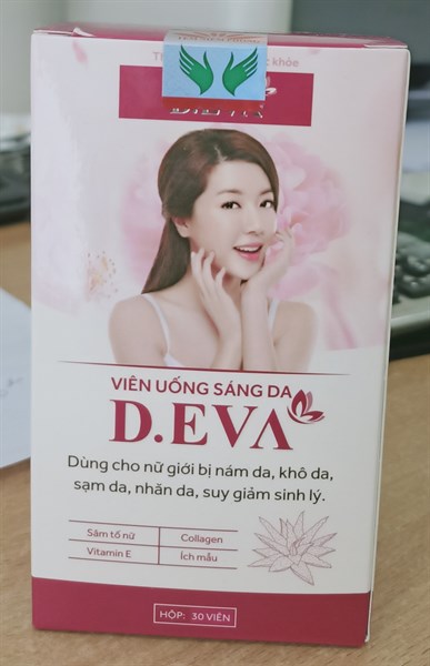 Viên uống sáng da D.EVA (Lọ*30viên) - Vshine