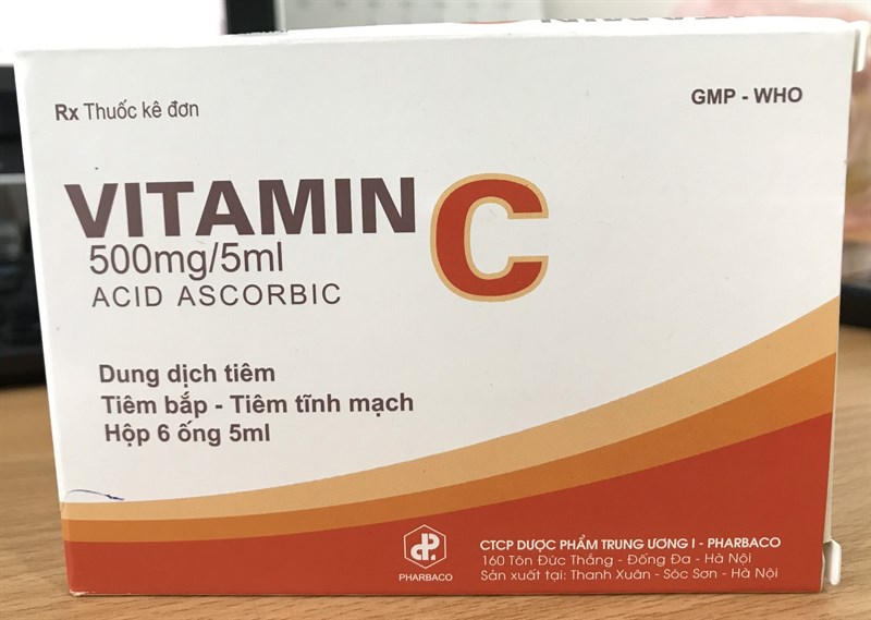 Vitamin C 500mg/5ml (H*6ống) - TW1