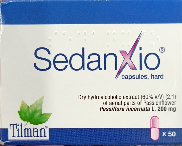 Sedanxio (Chữa bệnh hay lo âu, mất ngủ) (H*5vỉ*10viên) - Bỉ