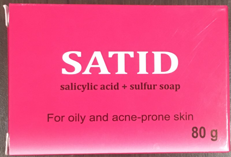 Xà phòng SATID 80g (Dùng cho da dầu, da dễ bị mụn và nấm) - Korea (Hộp)