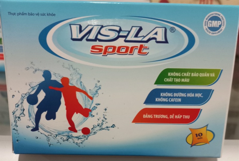 Vis - La Sport (Giúp bổ sung Glucose và chất điện giải) (Hộp 10 gói) - Gia Nguyễn