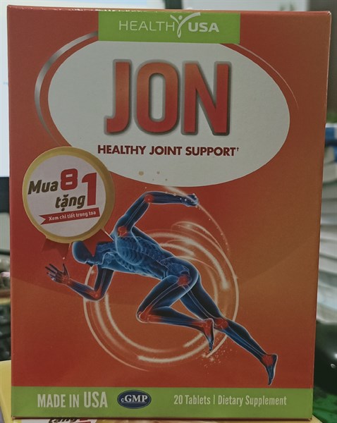 JON (Giảm thoái hóa khớp) (H*2vỉ*10viên) - Healthy USA