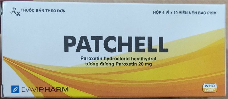 Patchell (Thuốc điều trị trầm cảm, chứng sợ xã hội) (H*6vỉ*10viên) - Đạt Vi Phú