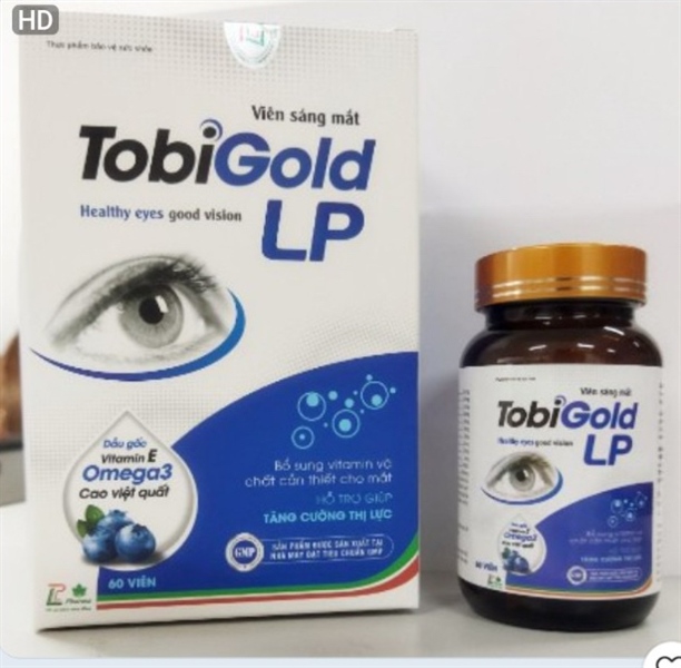 Viên sáng mắt TOBI GOLD - LP (Lọ*60viên) - Hà Tây 3