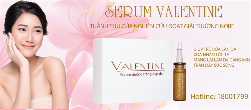 Valentine Serum dưỡng trắng đẹp da 10ml Sao Thái Dương