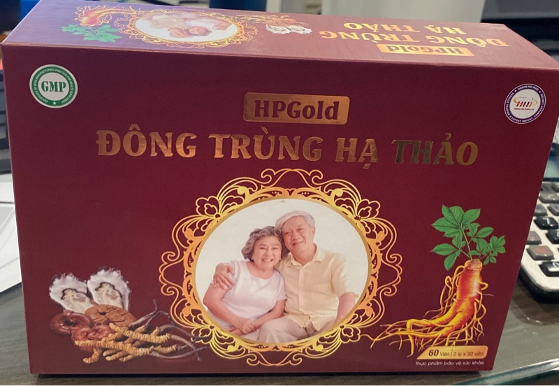 HP Gold Đông trùng hạ thảo (Hộp 2 lọ x 30 viên) - Hoàng Hải Phát (KHÔNG XUẤT)