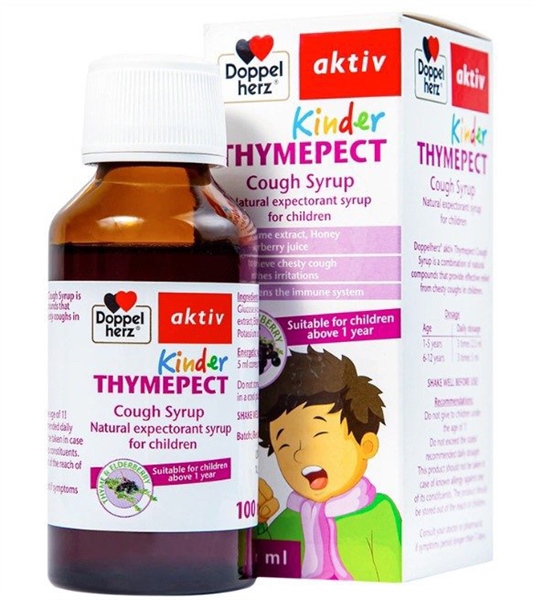 Siro Kinder Thymepect 100ml (Giúp giảm ho, tăng sức đề kháng cho trẻ) - Germany