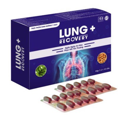 Lung Recovery+ (Ngăn ngừa xơ hoá - phục hồi tổn thương) (Hộp 3 vỉ x 10 viên) - VN Medicare