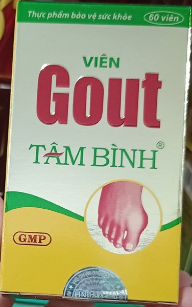 Viên Gout Tâm Bình (Lọ*60viên) - Tâm Bình