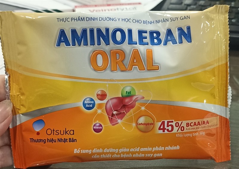 Aminoleban oral (Bổ sung dinh dưỡng cho bệnh nhân suy gan) (H*10gói*50g) - Otsuka/Thái Lan 2