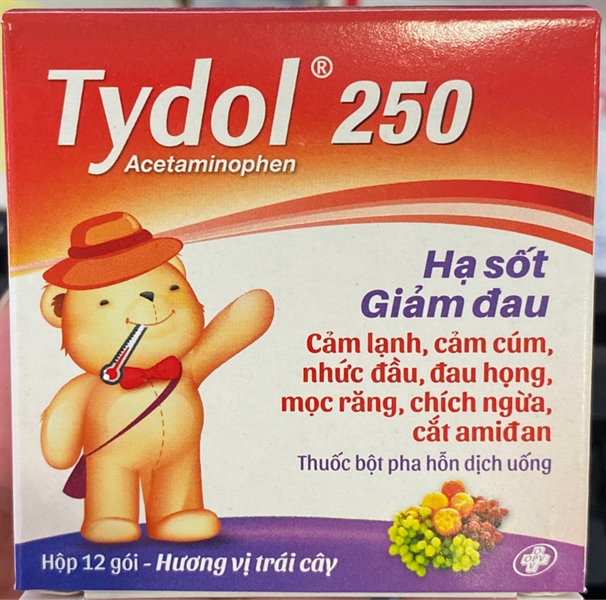 Tydol 250 (Hạ sốt giảm đau) (Hộp 12 gói) - OPV