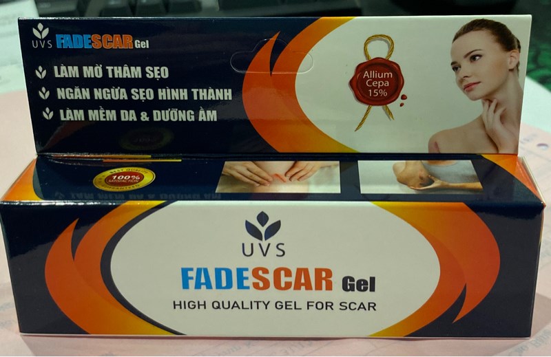 UVS Fadescar gel 10g (Gel làm mờ sẹo) - Thái lan (Tub)