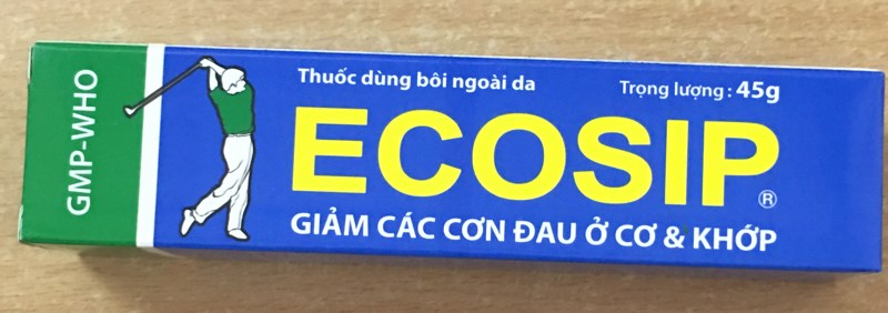 Kem giảm đau Ecosip 45g - Thiên Ân