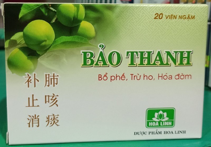 Viên ngậm Bảo Thanh (H*4vỉ*5viên) - Hoa Linh