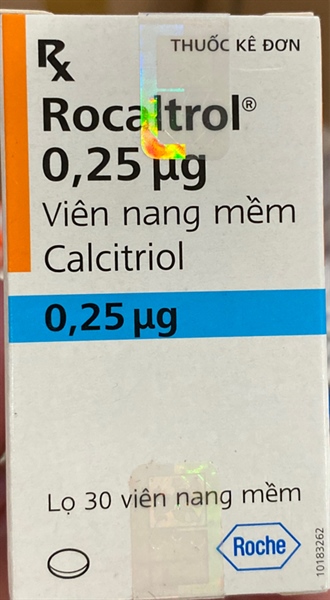 Rocaltrol 0,25mcg (Lọ*30viên) - Thụy Sỹ