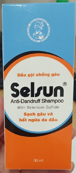 Dầu gội chống gàu (Selsun Anti - Dandruff shampoo) 50ml - Indonesia/Rohto