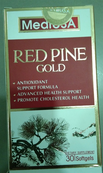 Red Pine Gold (Tinh dầu thông đỏ) (Hộp 5 vỉ x 6 viên) - Mỹ