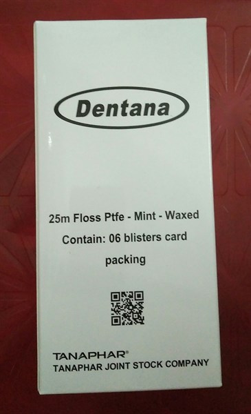 Chỉ nha khoa Dentana (H*6cuộn) - Tân á ( chỉ một sợi ko sước ,ko chẩy máu)