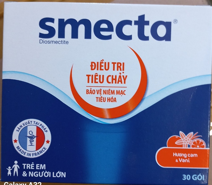 Thuốc bột Smecta 3g (Diosmectite 3g) (Hộp 30 gói) - Pháp 2