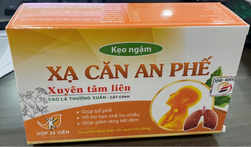 Kẹo ngậm Xạ Căn An Phế (Hộp 3 vỉ x 8 viên) - Essen/Đức