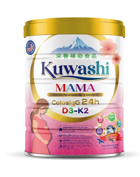 Kuwashi Mama 900g (dành cho bà mẹ mang thai và cho con bú) - Capital Milk/VN