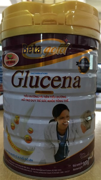 Beta gold - Glucena (Glubeta) 900g (tiểu đường - từ 35 tuổi trở lên) - MD Group