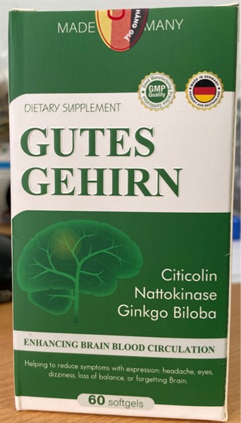 Gutes Gehirn (Giúp hoạt huyết) (Lọ 60viên) - Germany (P&D Pharma)