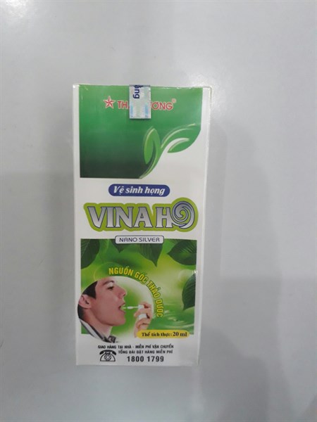 Vệ sinh họng Vina ho 20ml - Sao Thái Dương