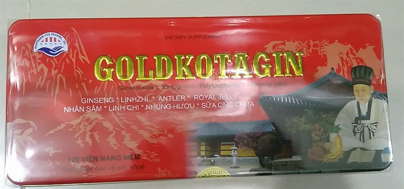Gold - Kotagin Hoapharm (H*24vỉ*5viên) - Hoàng Hương