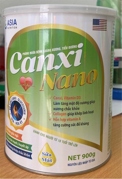 Sữa Nutri Canxi Nano 850g (Cho người từ 18 tuổi trở lên) - Asia