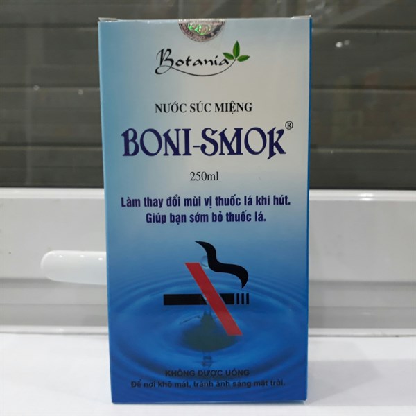 Nước súc miệng Boni - smok 250ml - Đông Hải