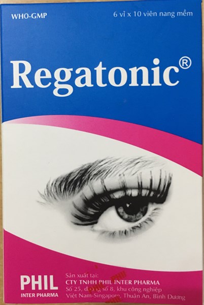 Regatonic - hỗ trợ điều trị một số bệnh lý về mắt (H*6vỉ*10viên) - Quầy 335