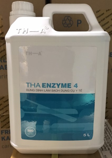 THA Enzyme 4 Dung dịch làm sạch dụng cụ y tế loại 5 lít - Tân Hương/VN