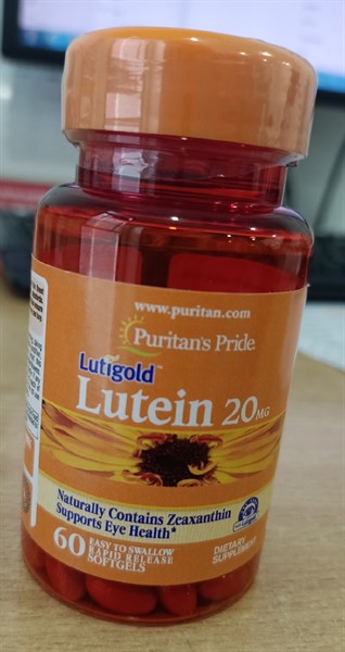 Viên bổ mắt Lutigold Lutein 20mg (Lọ*60 viên) - USA