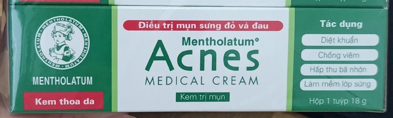 Kem trị mụn sưng đỏ và đau (Acnes medical cream) 18g - Rhoto/VN