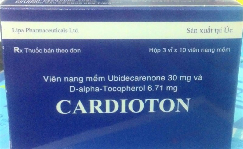 Viên nang mềm Cardioton (H*3vỉ*10viên) - Australia