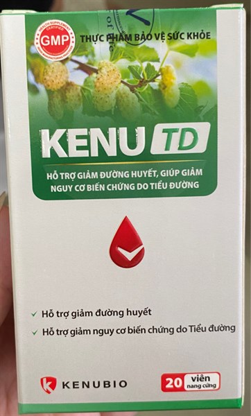 Kenu TD (Hỗ trợ giảm đường huyết) (Lọ*20viên) - Napharco (MB Pharma)