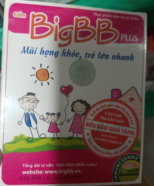 Big BB plus (Mũi họng khoẻ, trẻ lớn nhanh) (H*16gói) - IMC