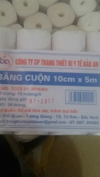 Băng cuộn 10cm x 5m (loại dầy đẹp) (Cọc 10cuộn) - VN