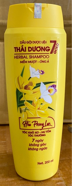 Dầu gội dược liệu TD7 Gold 200ml - Hoa phong lan - Thái Dương