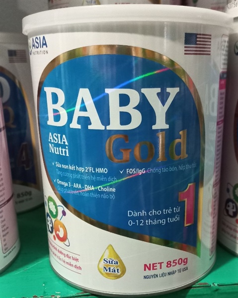 Sữa Nutri Baby Gold 1 - 850g (Cho trẻ từ 0 - 12 tháng tuổi) - Asia 2